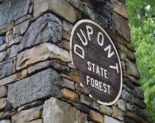DuPont State Forest sign